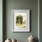 Motif from Nauders – Marie Egner Poster | Landscape Art Print