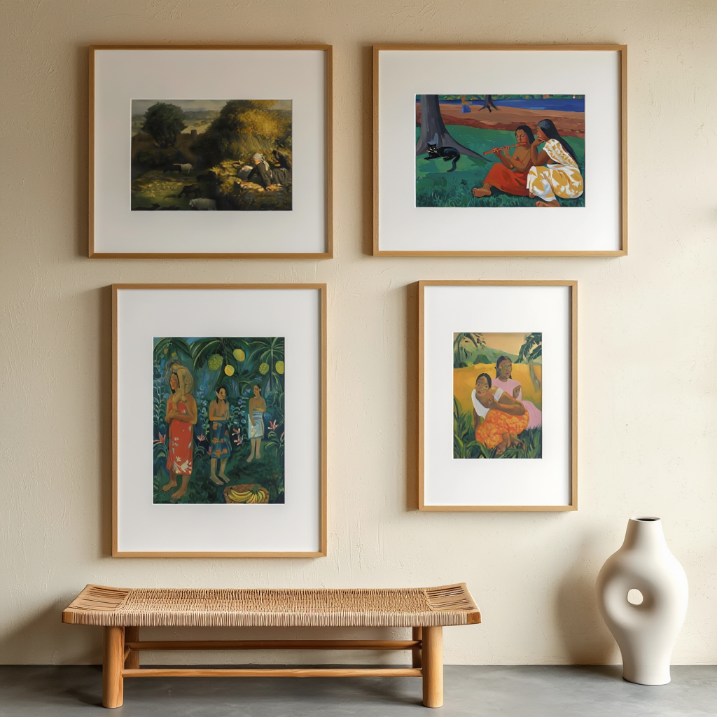 Gauguin Paradise Scenes – 4 Prints Mix & Match