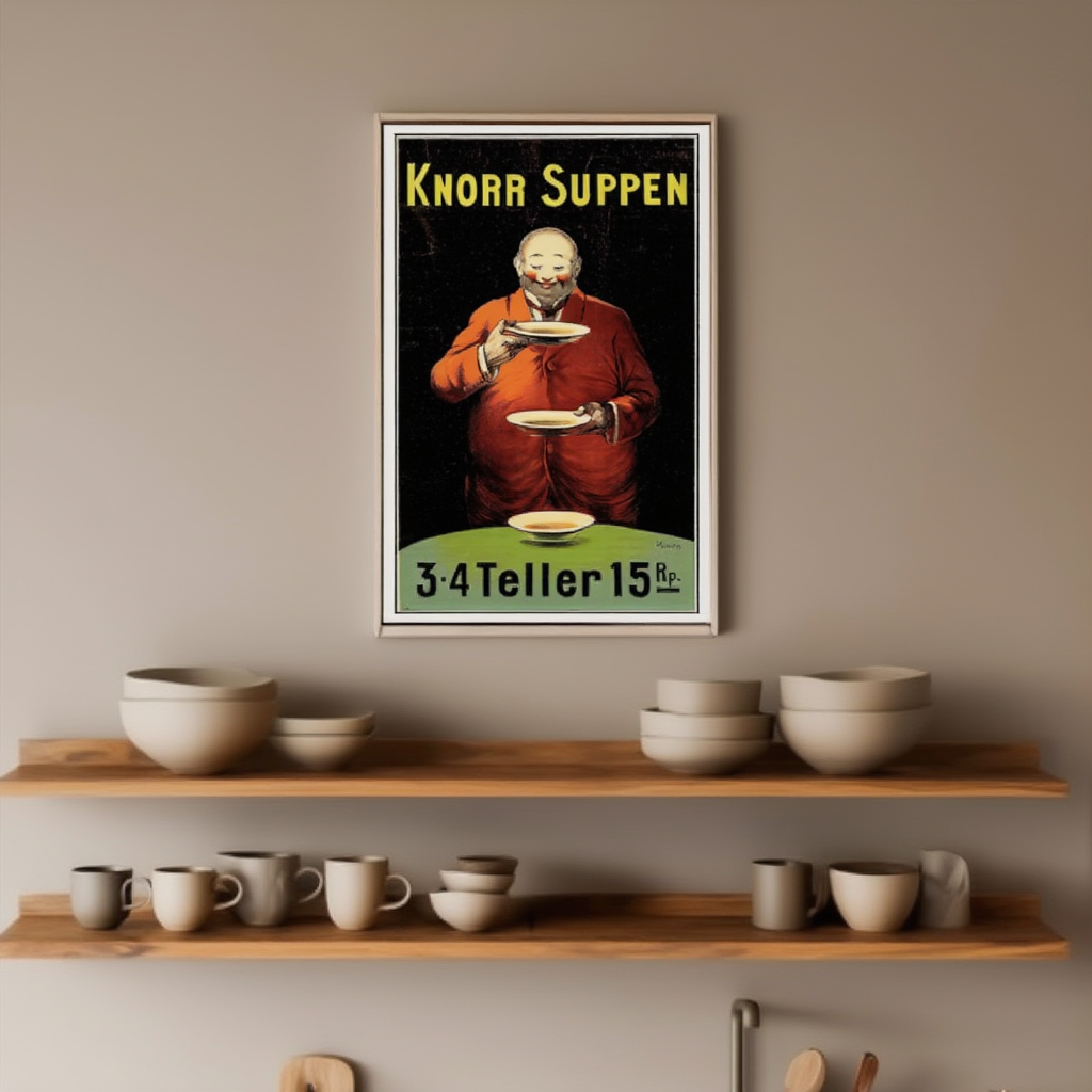 Knorr Suppen by Leonetto Cappiello – Vintage Advertising Art Print