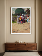 Dressing for the Carnival by Winslow Homer – American Genre Figurative Art Print