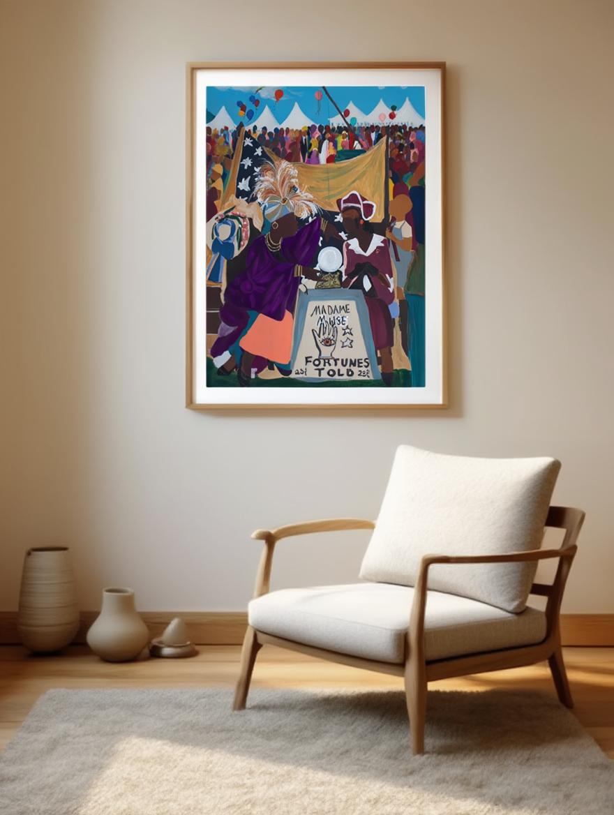 Roots and Rhythm – African Heritage Contemporary Art Print: