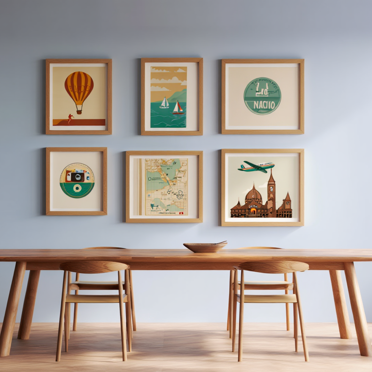 Wanderlust Collection – Set of 5 Vintage Travel Prints