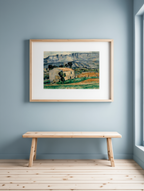 Maison en Provence – Paul Cézanne Poster | Post-Impressionist Landscape Art Print