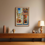The Annunciation, with Saint Emidius  by Carlo Crivelli