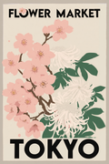 4 Flower Market City Prints – Colorful Travel & Home Wall Art - Hakyarts