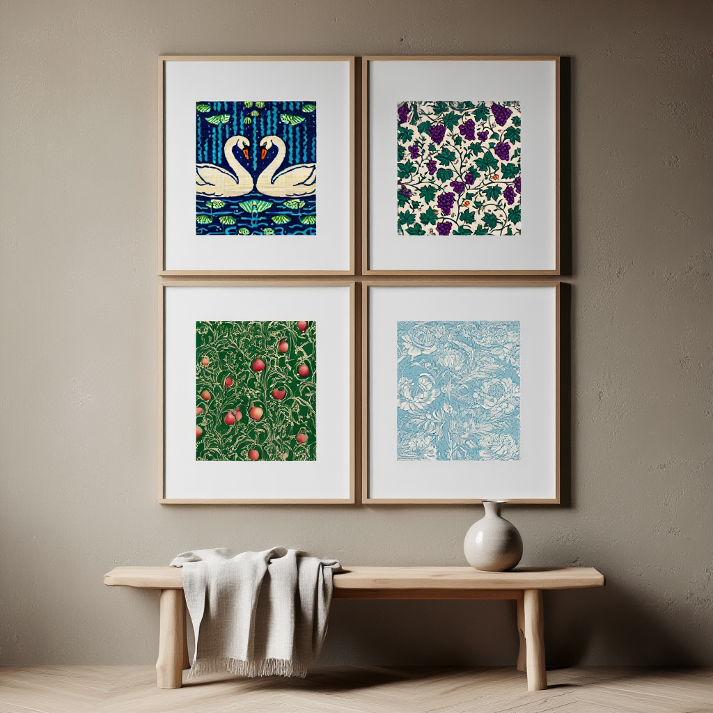 William Morris – Botanical Harmony 4-Prints