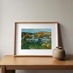 The Swineherd – Paul Gauguin Poster | Post-Impressionist Rural & Figurative Art Print - Hakyarts