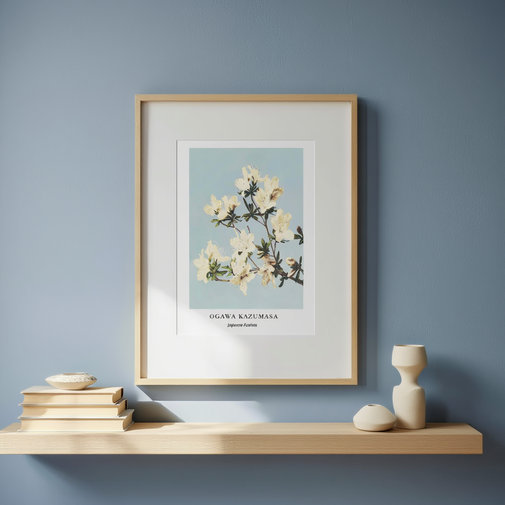 Ogawa Kazumasa – Lotus Flowers, circa 1887