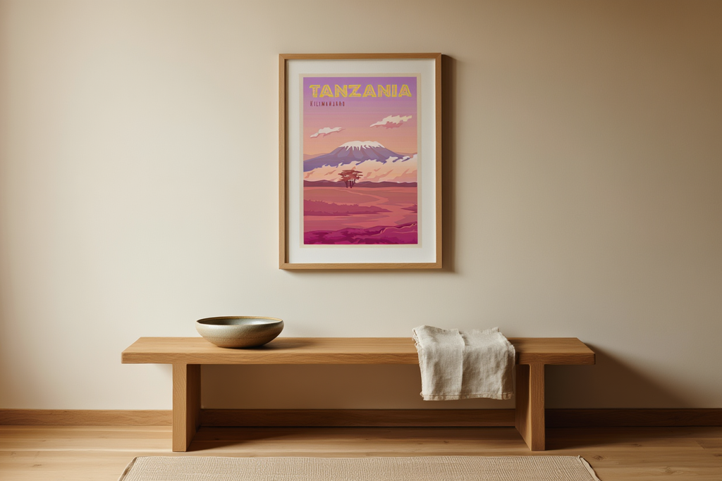 Tanzania Travel Poster