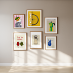 Abstract, Funny & Colorful – 6 Mix & Match Art Prints - Hakyarts