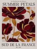 Floral Harmony – 6 Botanical Prints | Mix & Match Wall Art Collection - Hakyarts
