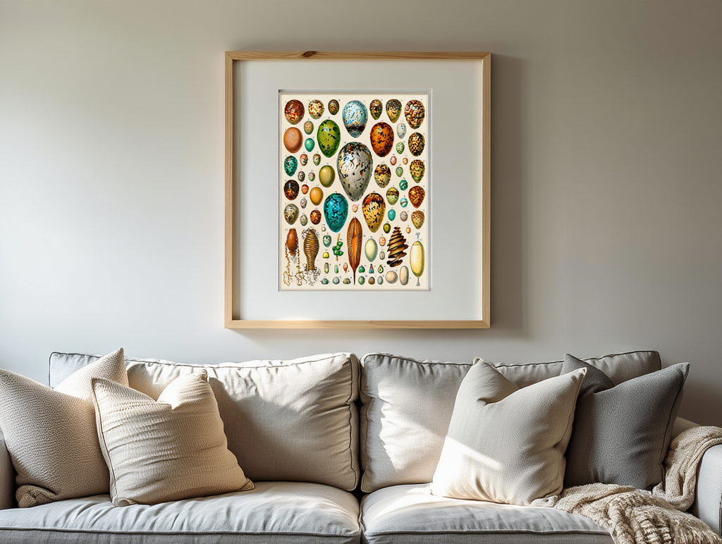 Adolphe Millot - Oeufs Poster