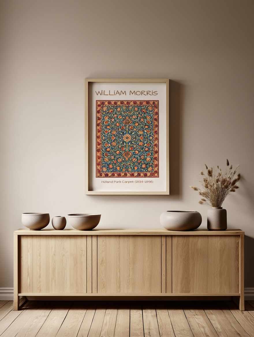 Holland Pattern – William Morris Art Print | Iconic Victorian Textile Design