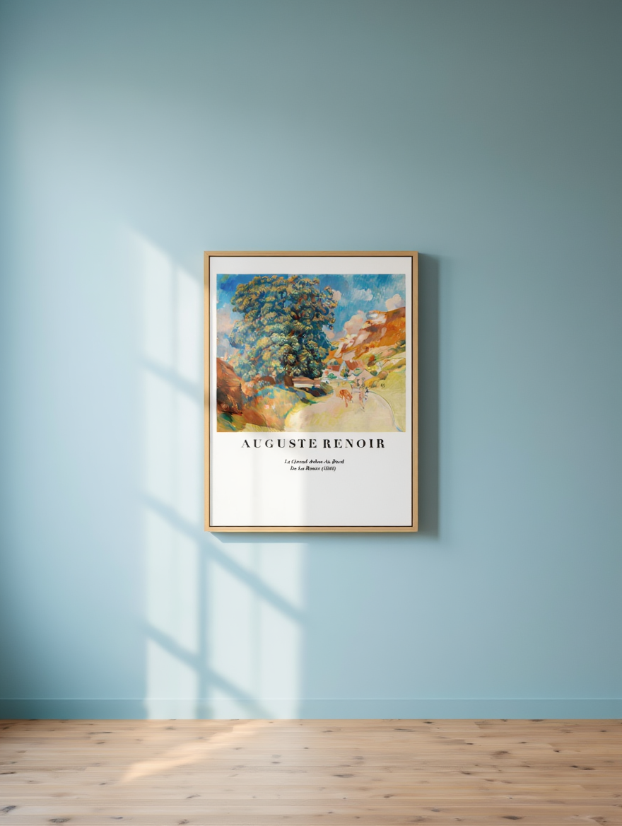Auguste Renoir – Le Grand Arbre Au Bord De La Route - Iconic Impressionist Art Print