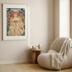 F. Champenois by Alphonse Mucha – Art Nouveau Poster Print - Hakyarts