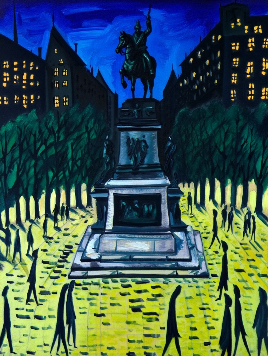 Kirchner Mix and Match 4 Prints — Bold Expressionist Portrait Quartet