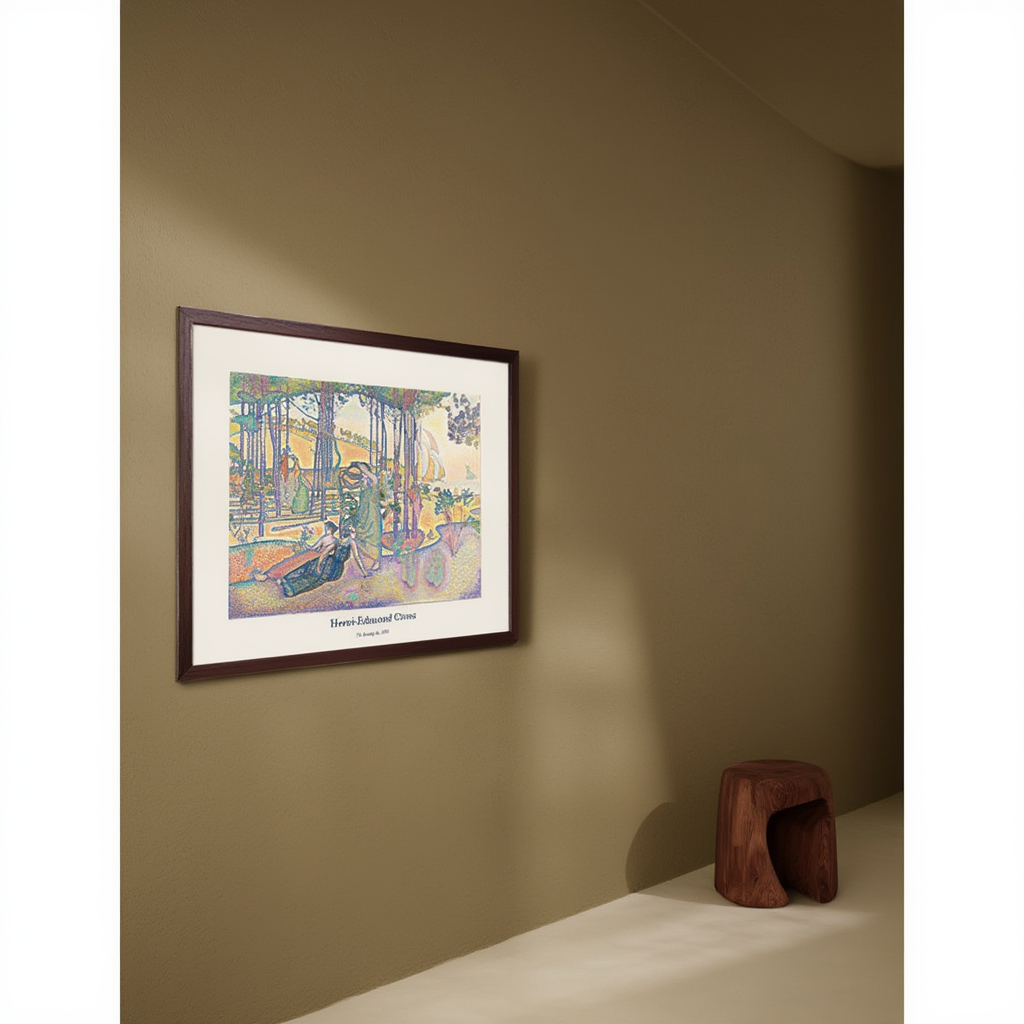 Henri-Edmond Cross - L'Air du soir | Affiche | HakyArts