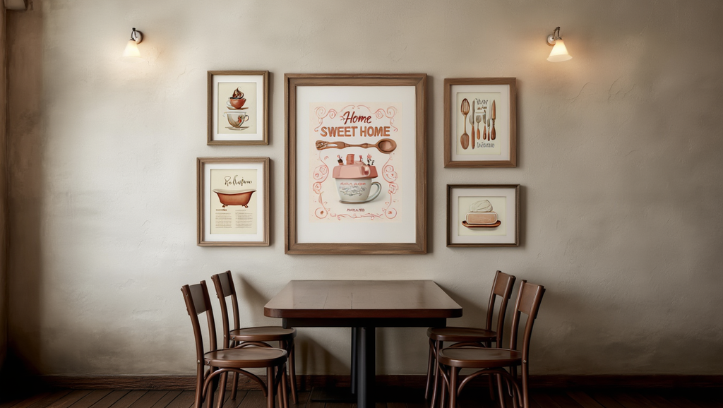 Preppy Coquette Wall Art – Set of 5