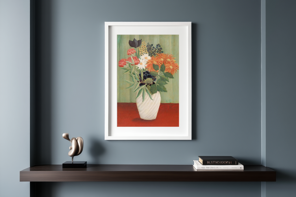 Henri Rousseau - Bouquet de Fleurs aux Reines-Marguerites et aux Tokyos