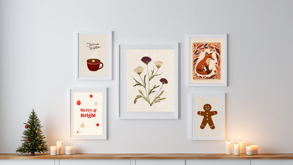 Christmas Joy – 4 Holiday Prints