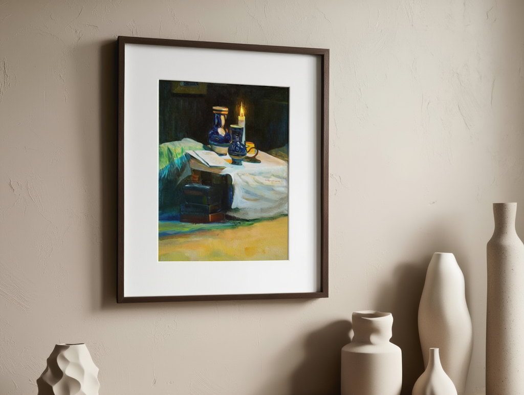 Twilight – Gustav Kampmann, 1912 – Landscape Art Print