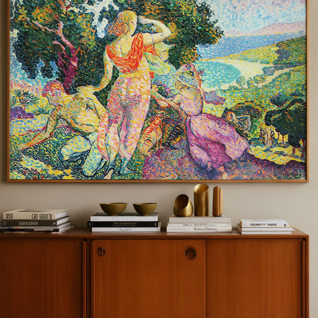 Henri-Edmond Cross – The Excursionists Art Print - Hakyarts