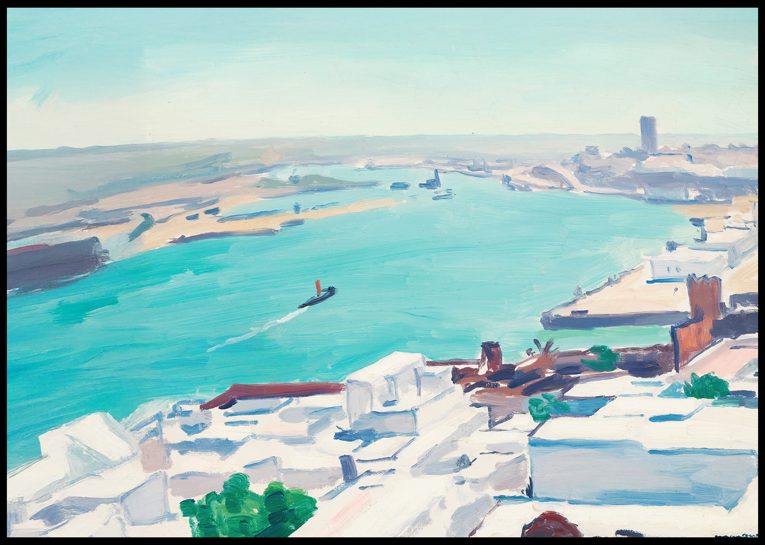 Albert Marquet - Le Bou-Regreg Vu de la Casbah