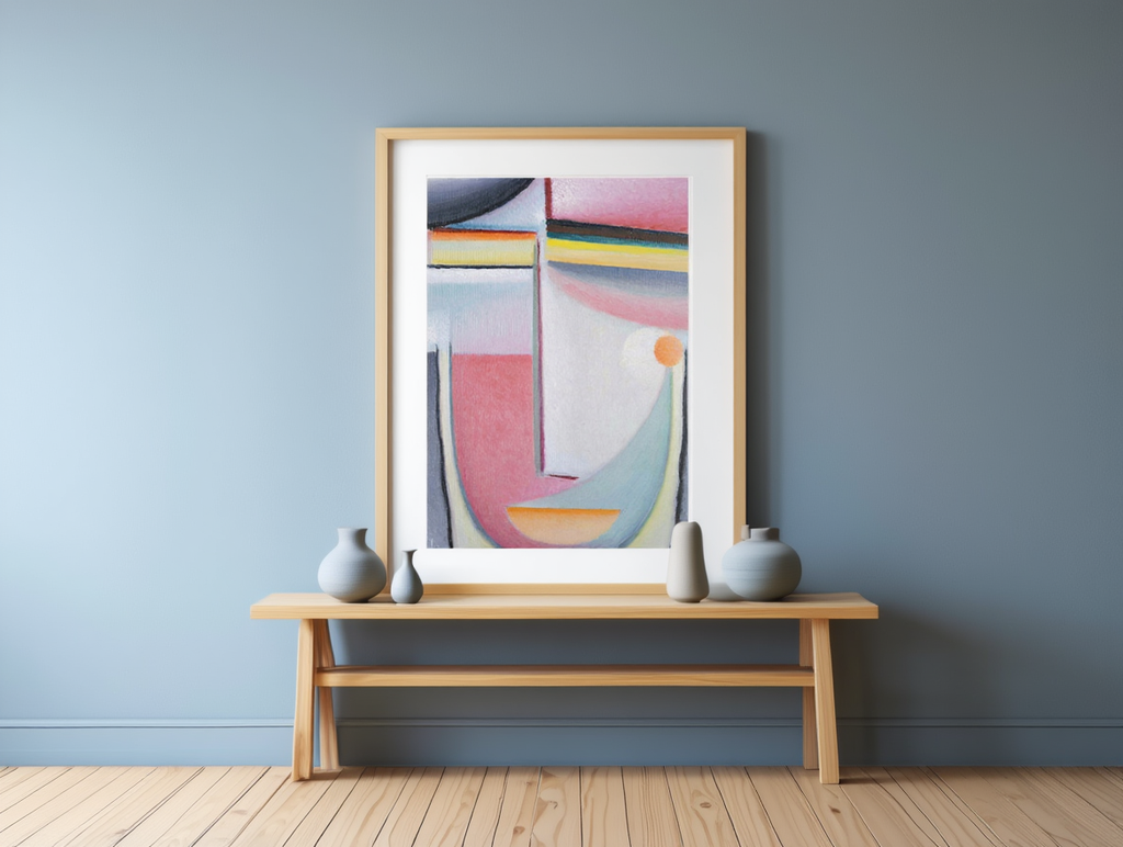 Alexej von Jawlensky - Abstract Head Symphony in Pink