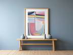 Abstract Head “Symphony in Pink” by Alexej von Jawlensky – Expressionist Art Print - Hakyarts