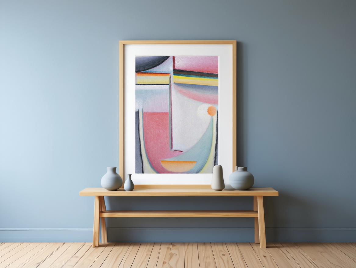 Alexej von Jawlensky - Abstract Head Symphony in Pink