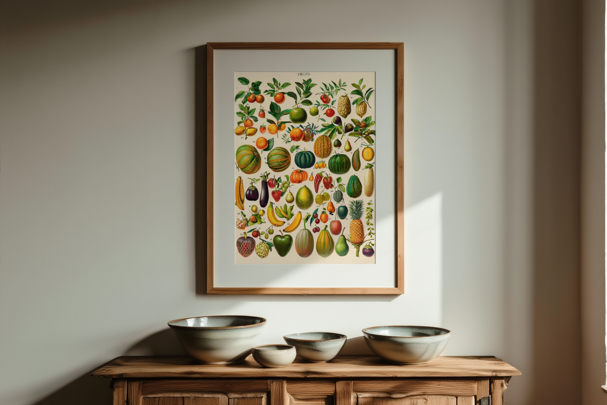 Adolphe Millot - Fruits II Poster