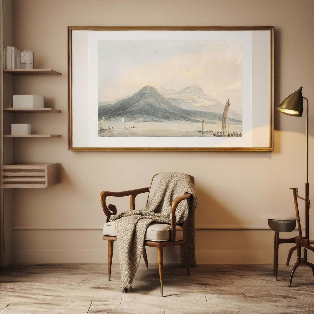 From the Isola Borromena, Lago Maggiore by J.M.W. Turner – Landscape Art Print