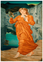 Sir Edward Coley Burne-Jones – Aurora - Iconic Pre-Raphaelite Masterpiece Print - Hakyarts