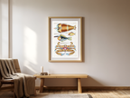 Poissons Plate 90 – Louis Renard Poster | Vintage Natural History Art Print