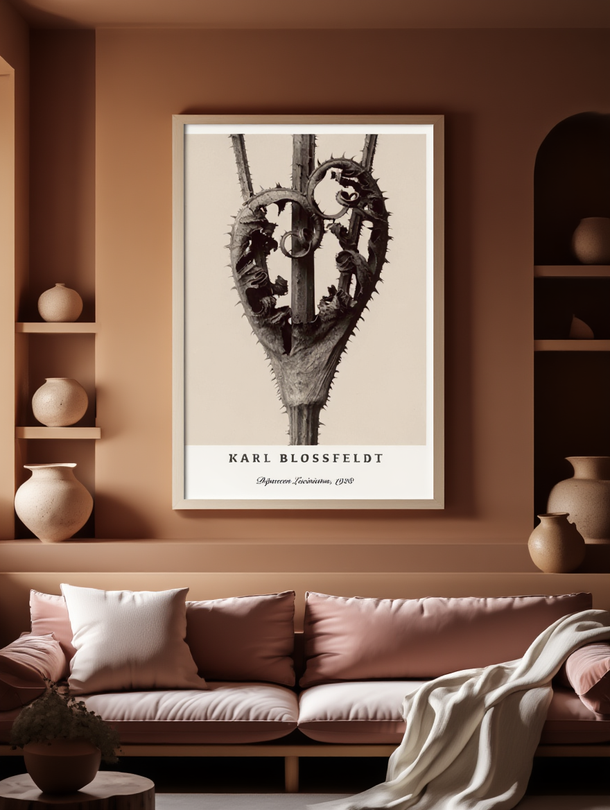Karl Blossfeldt – Dipsacus Laciniatus – Botanical Art Print