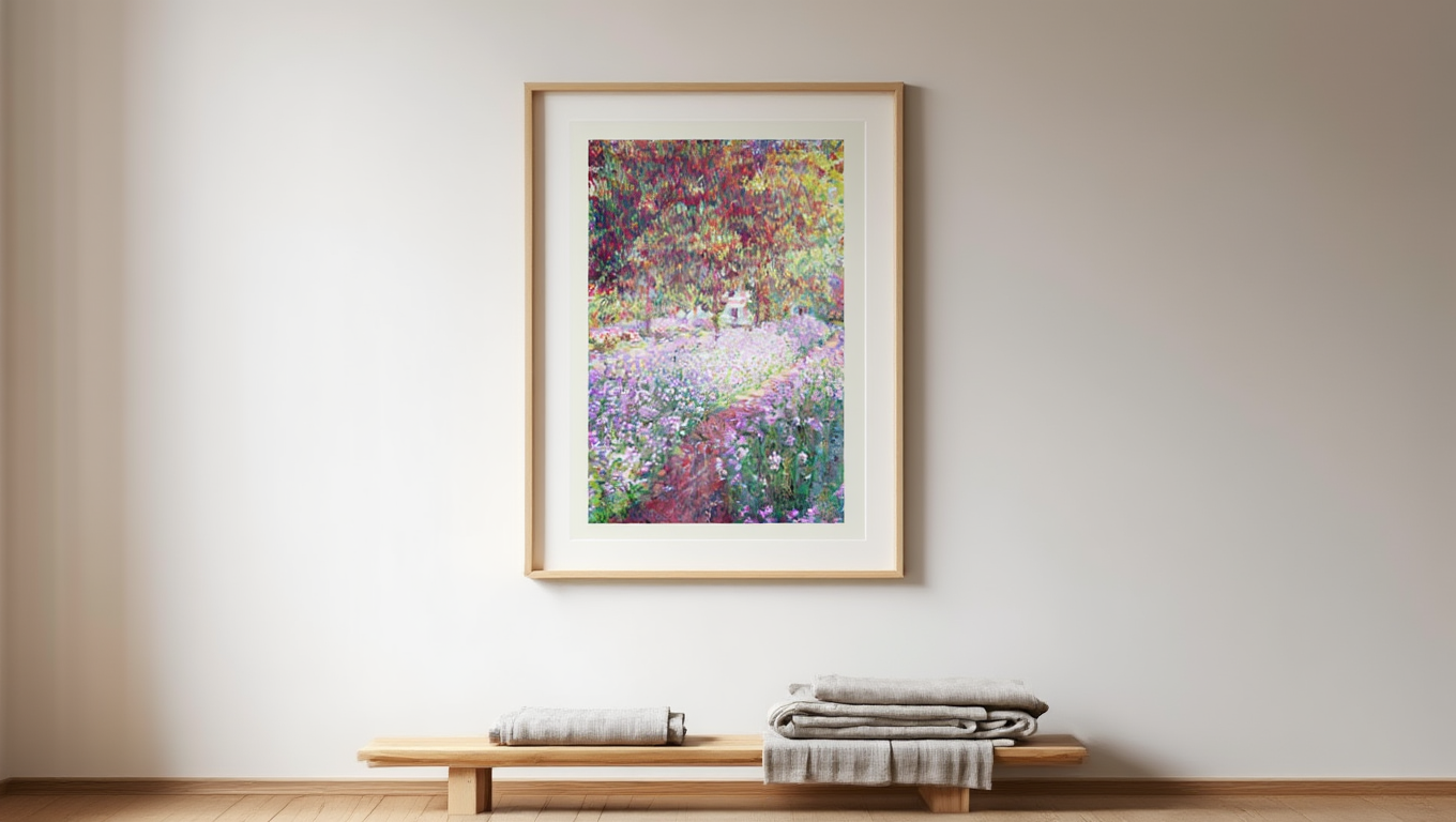 Irises In Monet's Garden