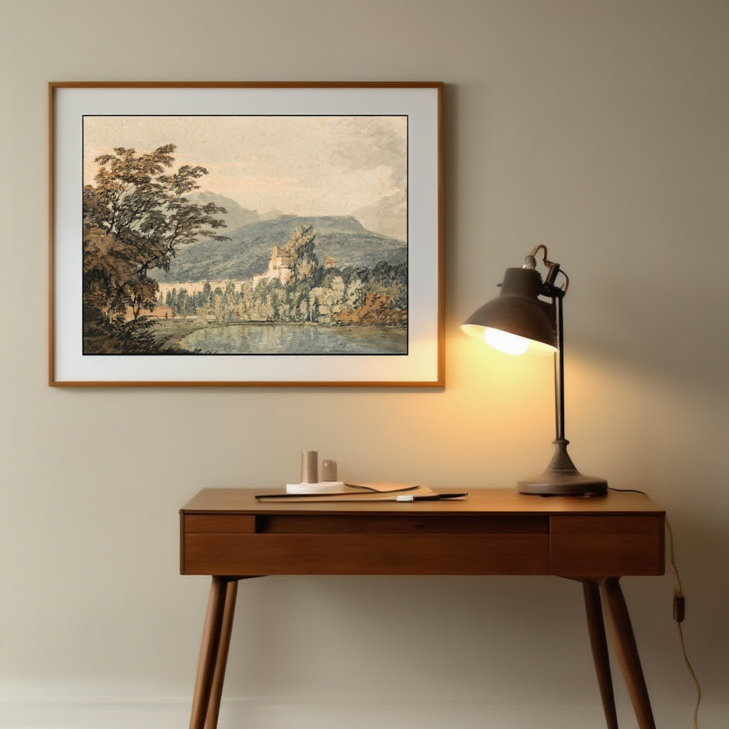 Sir William Hamilton's Villa by J.M.W. Turner – Landscape Art Print