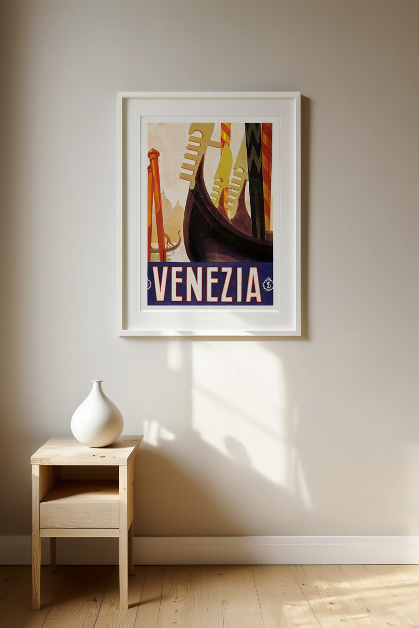 Venezia Travel Poster