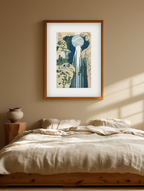Veld in de Owari Provincie – Katsushika Hokusai – Vintage Japanese Ukiyo-e Art Print - Hakyarts