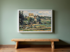 Le Moulin sur la Couleuvre à Pontoise – Paul Cézanne Poster | Post-Impressionist Landscape Art Print