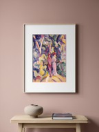 Couple on the Forest Track by August Macke – Expressionist Art Print