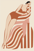 Set of 3 Figurative Illustrative Art Prints – Modern & Contemporary Wall Art - Hakyarts