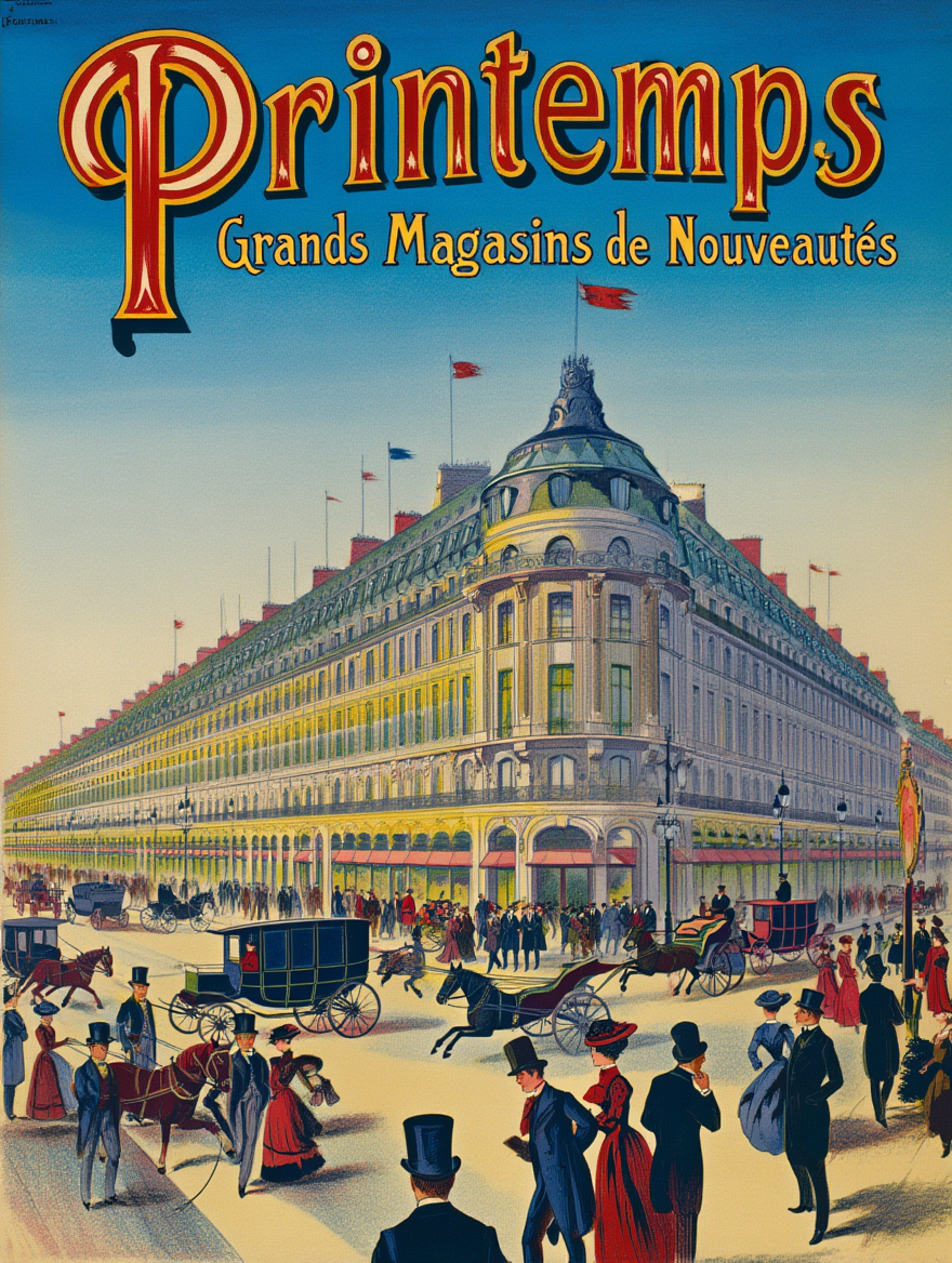 Vintage French Magazine Posters – 4 Prints | Mix & Match Wall Art