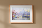 Notre-Dame de la Garde ‘La Bonne-Mère’, Marseilles – Paul Signac Poster | Neo‑Impressionist Landmark Art Print