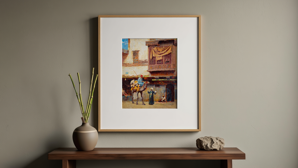 A Pottery Seller In Old Cairo