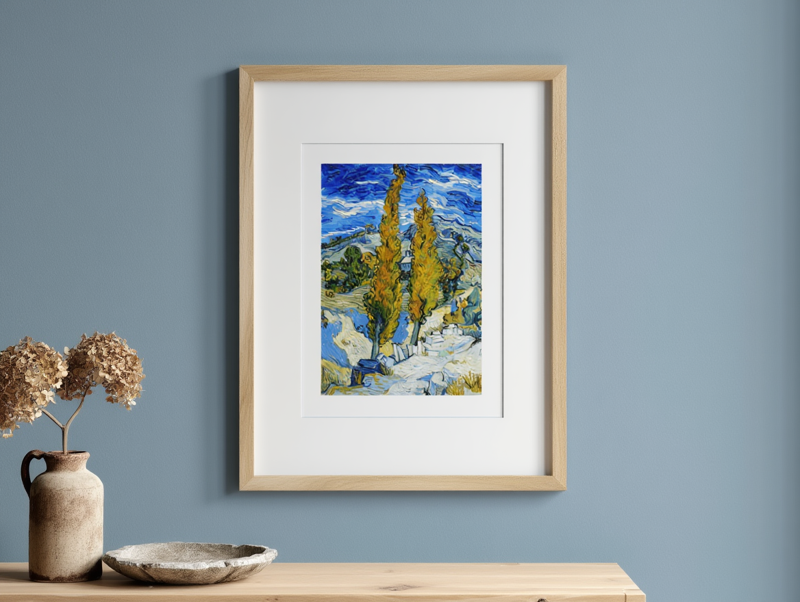 Vincent Van Gogh - The Poplars at Saint-Rémy