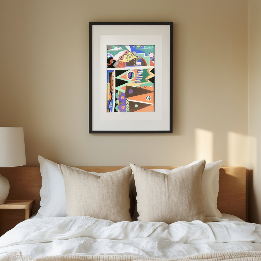 Collection Décors et Couleurs Pl.03 by Georges Valmier – Cubist Abstract Art Print