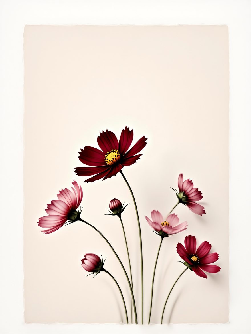 Blossoming Serenity – Watercolor Floral Print