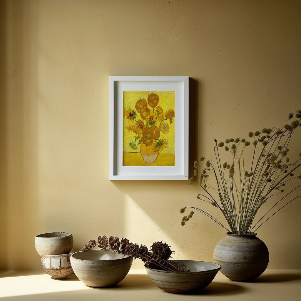 Vincent Van Gogh – Sunflowers | Vibrant Post-Impressionist Floral Art Print