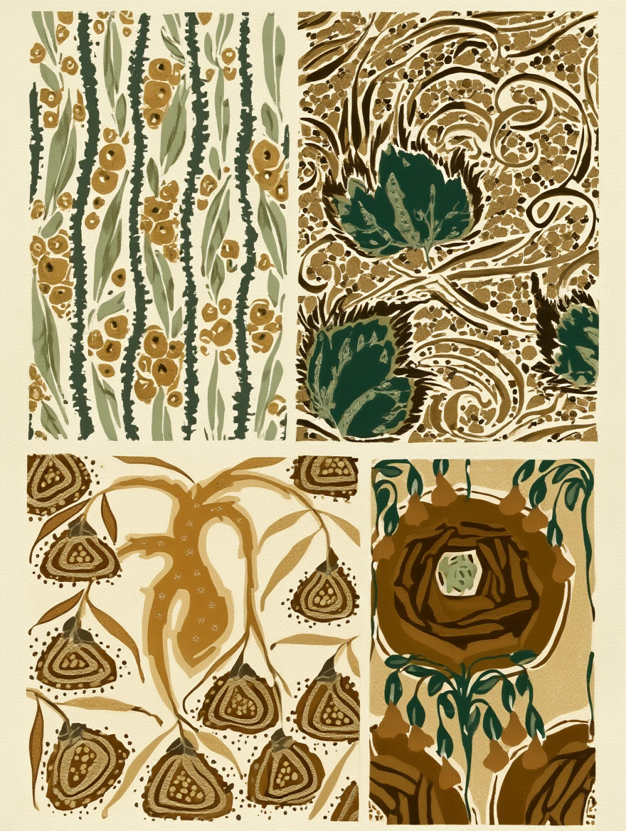 Émile-Allain Séguy – Exotic Elegance Quartet (4 Prints Mix & Match)